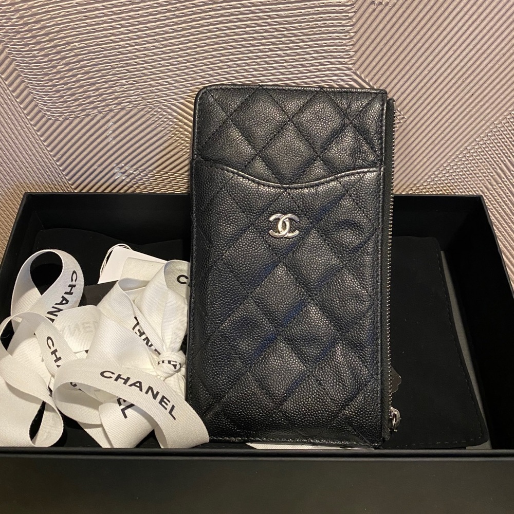 Chanel wallet and phone holder